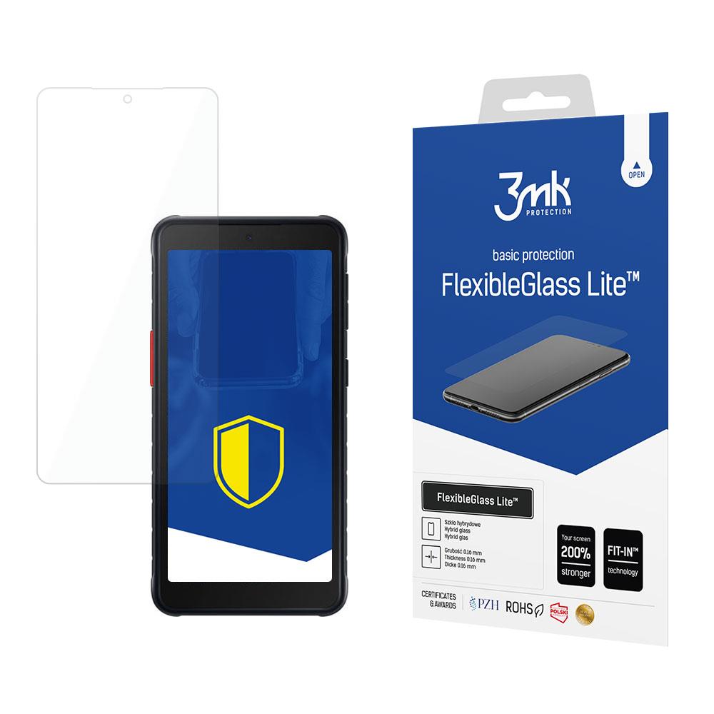 Vidro híbrido 3mk FlexibleGlass Lite™ para Samsung Galaxy Xcover 5