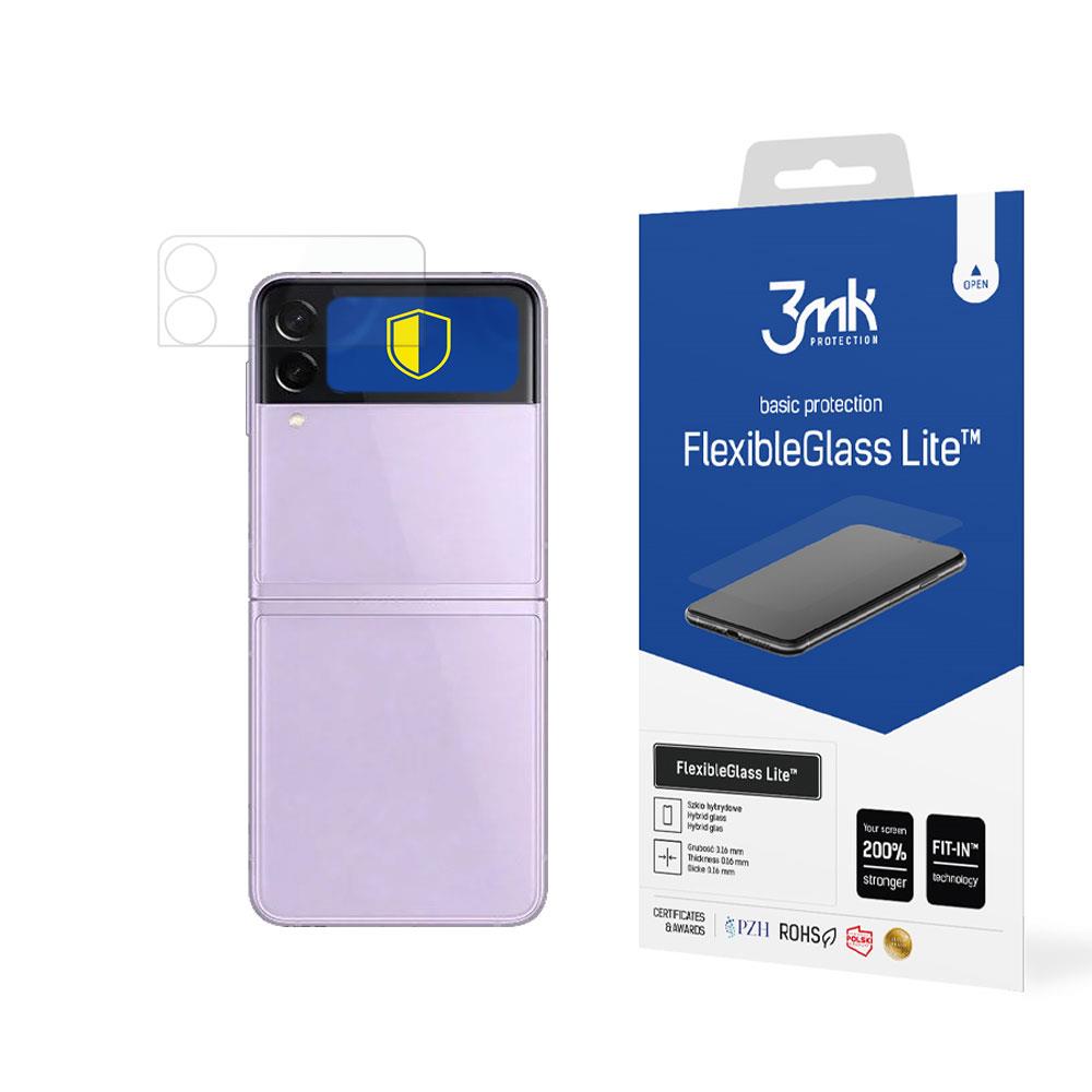 Vidro híbrido 3mk FlexibleGlass Lite™ para Samsung Galaxy Z Flip 3 5G (frente)