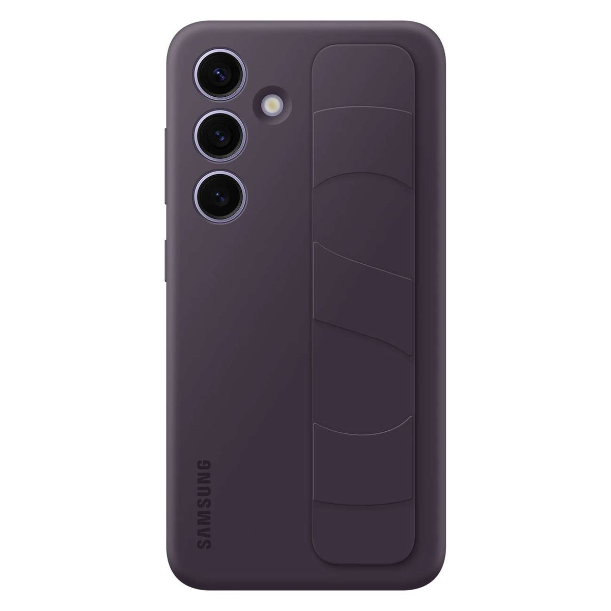 Capa Samsung Standing Grip Case EF-GS921CEEGWW com suporte para Samsung Galaxy S24 - cor violeta escura