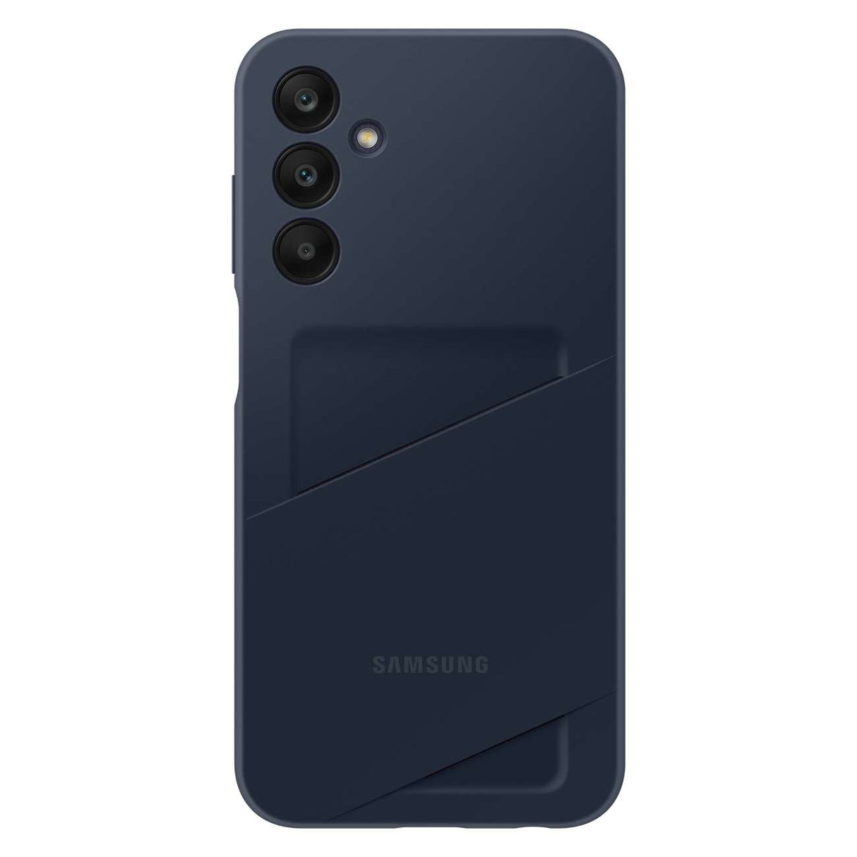 Estojo Samsung Card Slot Case EF-OA156TBEGWW com bolso para cartões para Samsung Galaxy A15 / A15 5G - preto-azul.