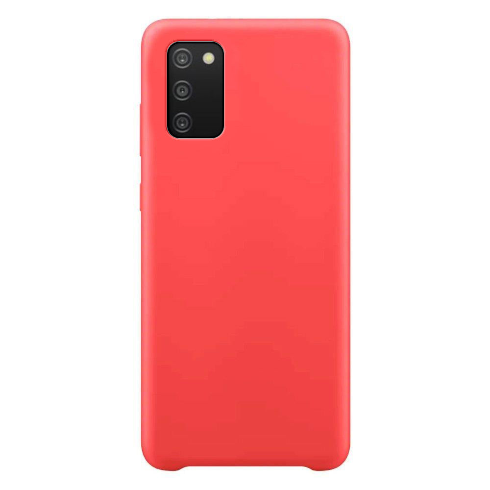 Capa de Silicone Flexível Vermelha para Samsung Galaxy A03s