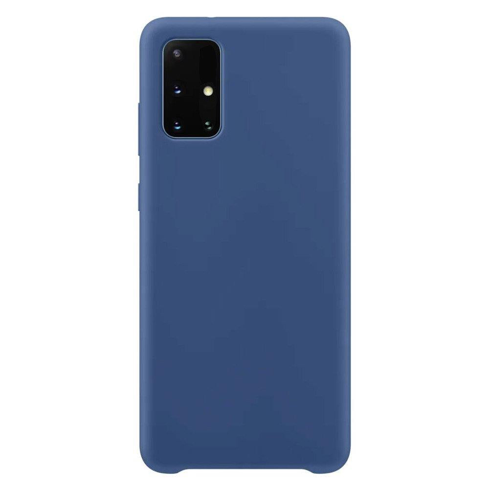 Capa de silicone flexível, estojo de silicone para Samsung Galaxy A72 4G preto