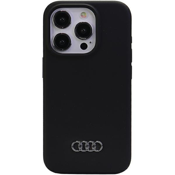 Capa de Silicone Audi para iPhone 15 Pro - preta