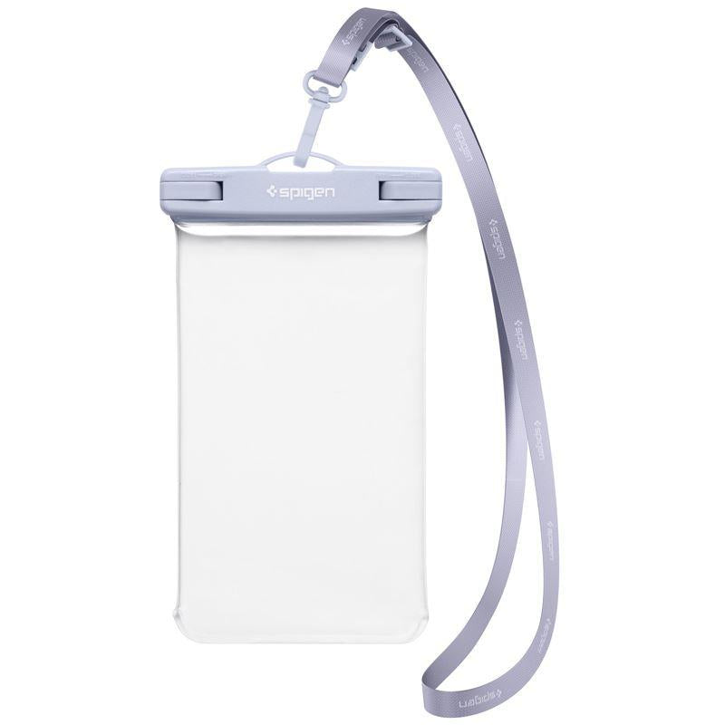 Estojo à prova d'água Spigen A601 universal - azul claro 2 peças.