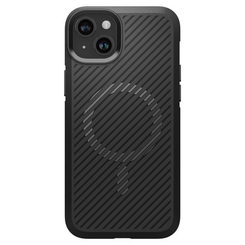 Capa Spigen Core Armor Mag com MagSafe para iPhone 15 Plus - preto fosco