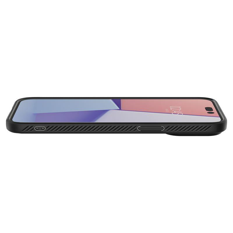 Capa Spigen Liquid Air para iPhone 14 Pro - preto fosco