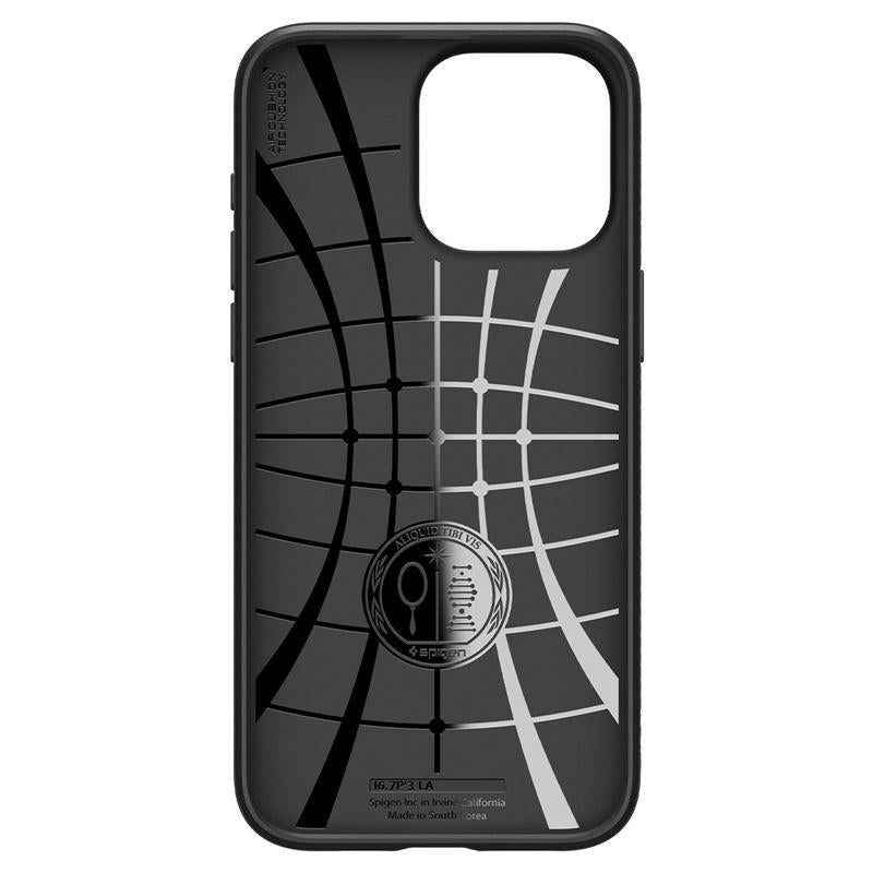 Capa Spigen Liquid Air para iPhone 15 Pro - preto fosco