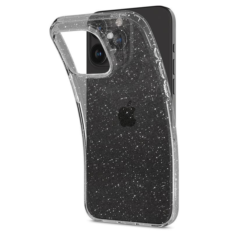 Capa Spigen Liquid Crystal para iPhone 15 Pro Max - transparente com glitter