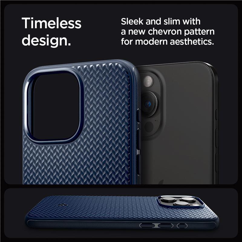 Capa Spigen Mag Armor com MagSafe para iPhone 15 Pro Max - azul