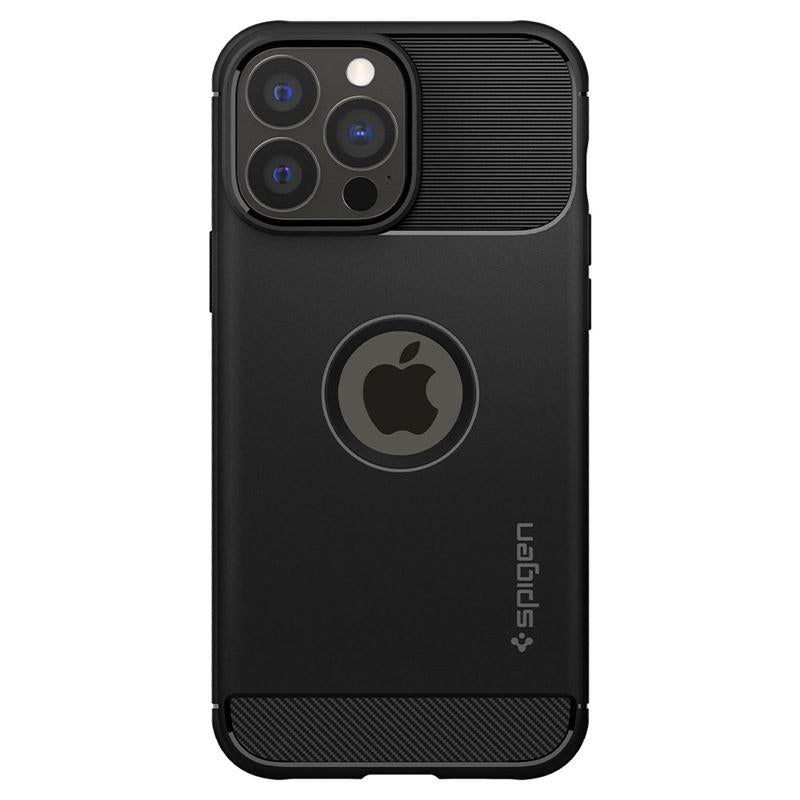 Capa Spigen Rugged Armor para iPhone 13 Pro Max - preto fosco