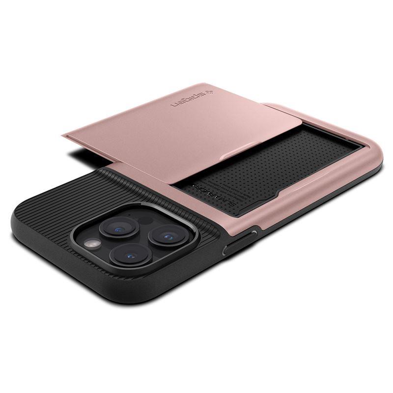 Capa Spigen Slim Armor CS para iPhone 15 Pro Max - rosa