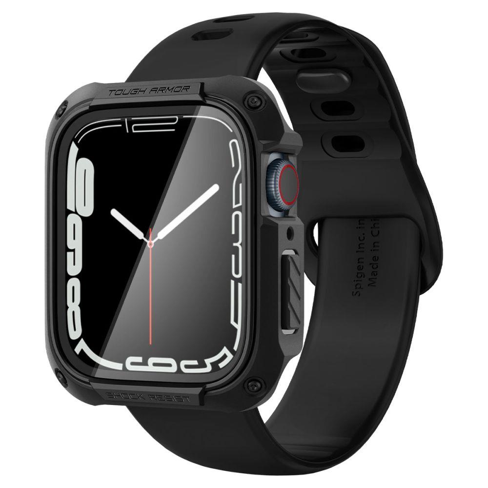 Capa Spigen Tough Armor para Apple Watch 7 / 8 / 9 (45 mm) - preta