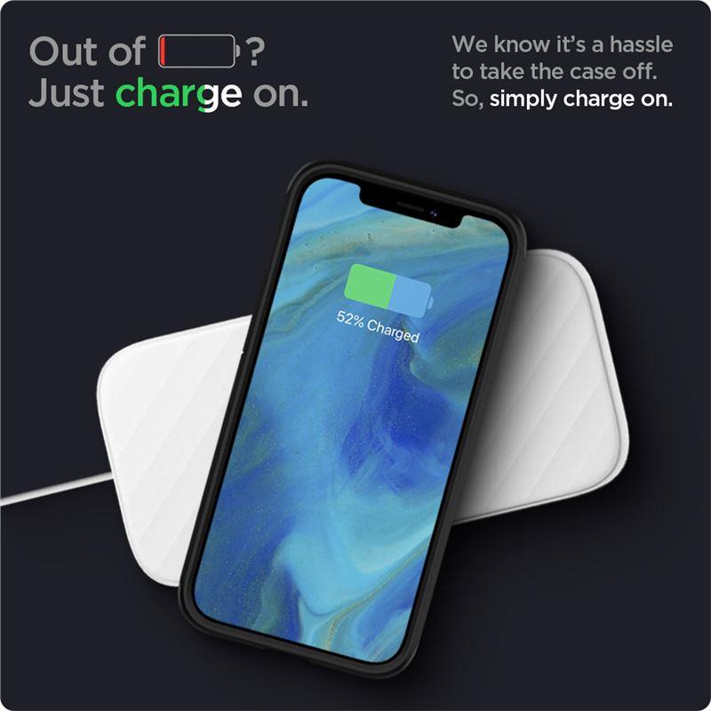 Capa Spigen Slim Armor CS para iPhone 12 / iPhone 12 Pro - preta
