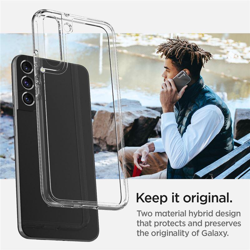 Capa Spigen Ultra Hybrid para Samsung Galaxy S22 - transparente