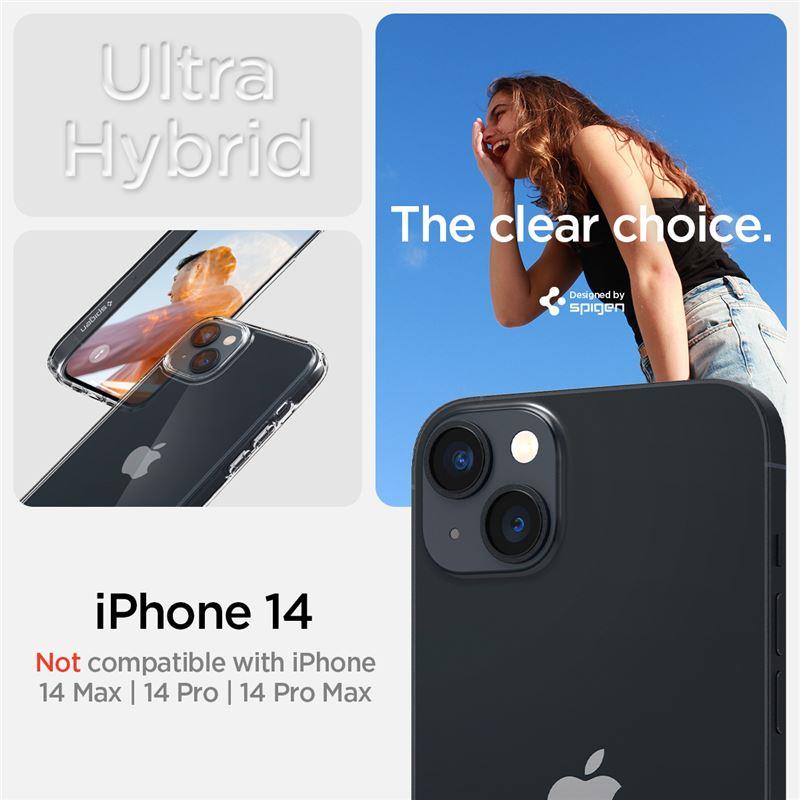 Capa Spigen Ultra Hybrid para iPhone 14 - transparente