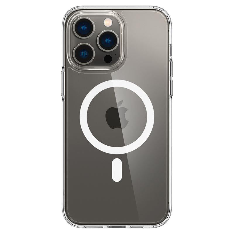 Capa Spigen Ultra Hybrid Mag com MagSafe para iPhone 14 Pro Max - transparente e branca