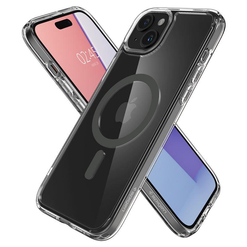 Capa Spigen Ultra Hybrid MagSafe para iPhone 15 Plus - grafite