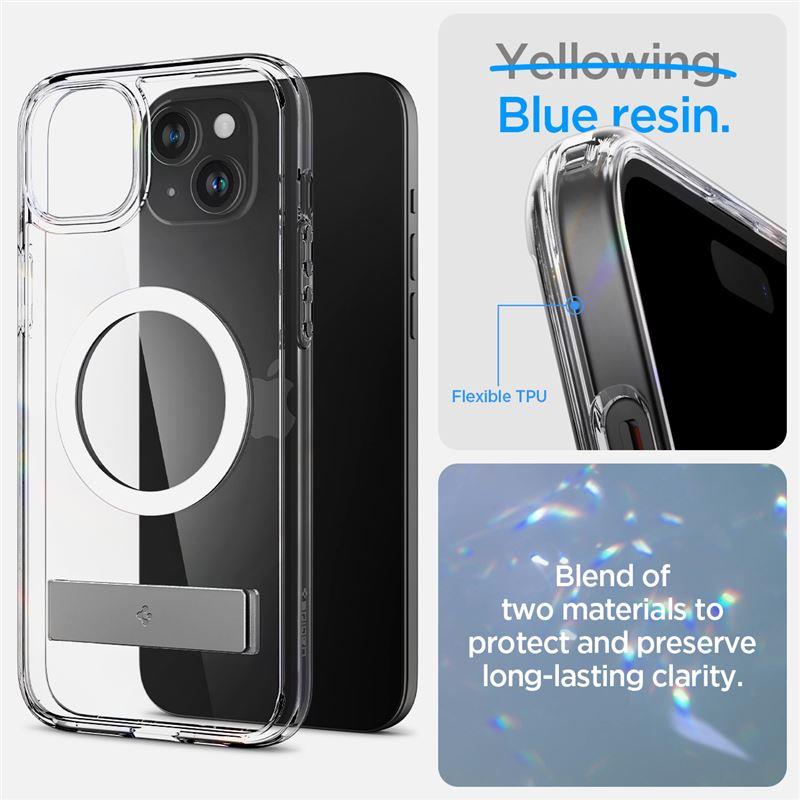Spigen Ultra Hybrid S MagSafe, totalmente transparente - iPhone 15