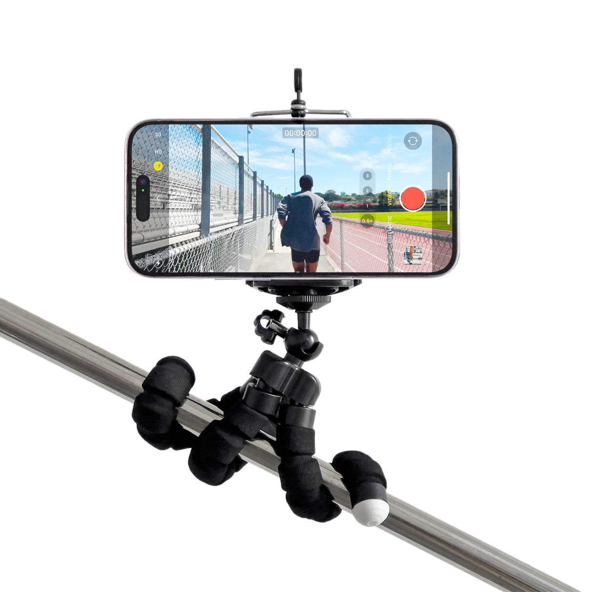 Tripé para telefone e câmera para selfies