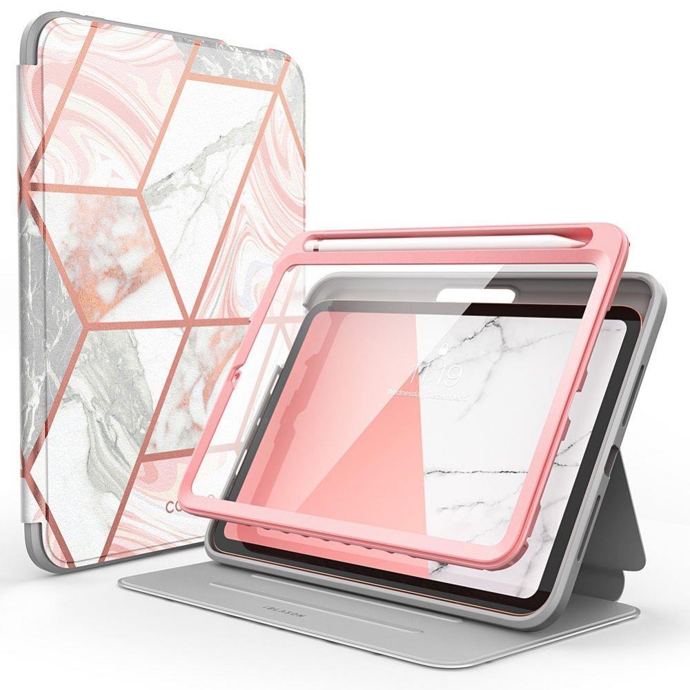 Capa Supcase Cosmo para iPad mini 6 2021 - mármore rosa