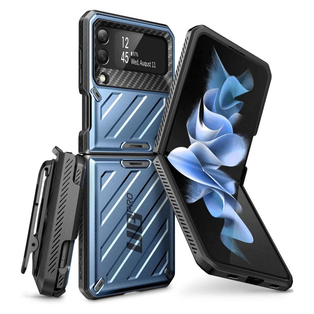 Capa Supcase Unicorn Beetle Pro para Samsung Galaxy Z Flip 4 - azul