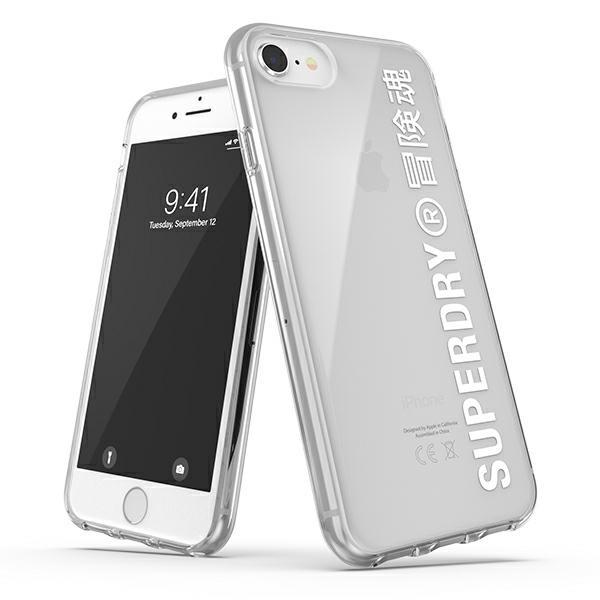 Capa SuperDry Snap para iPhone 6 / 6S / 7 / 8 / SE 2020 / SE 2022 - branca