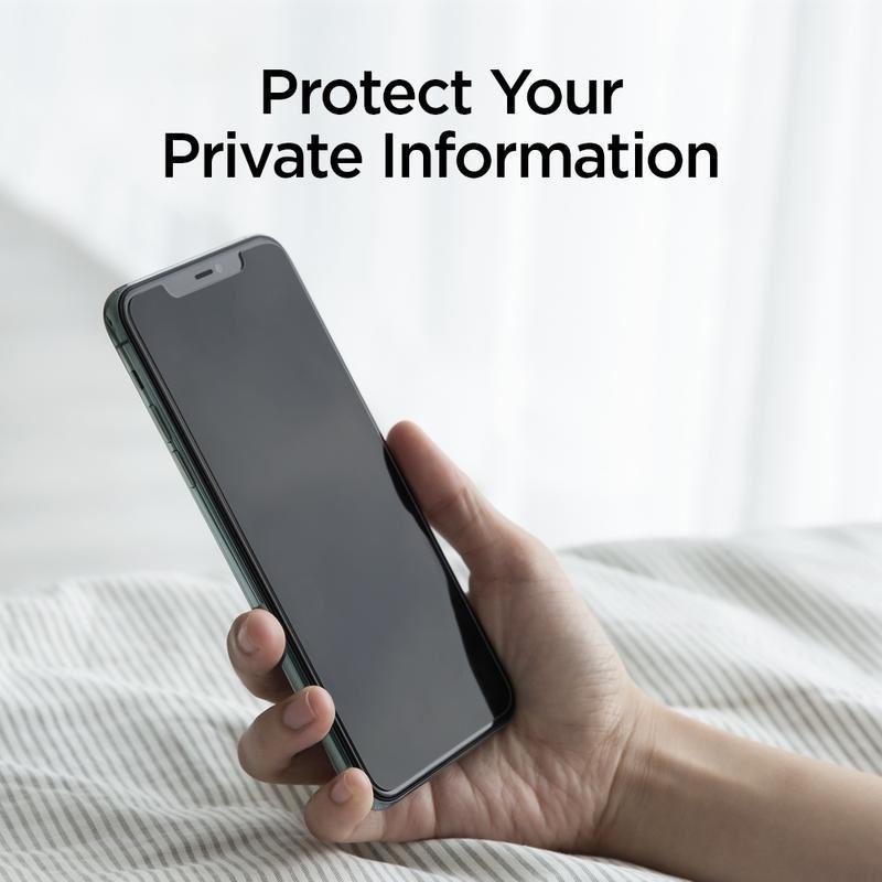 Spigen Glas.tR EZ Fit Vidro Temperado de Privacidade para iPhone 11 / XR