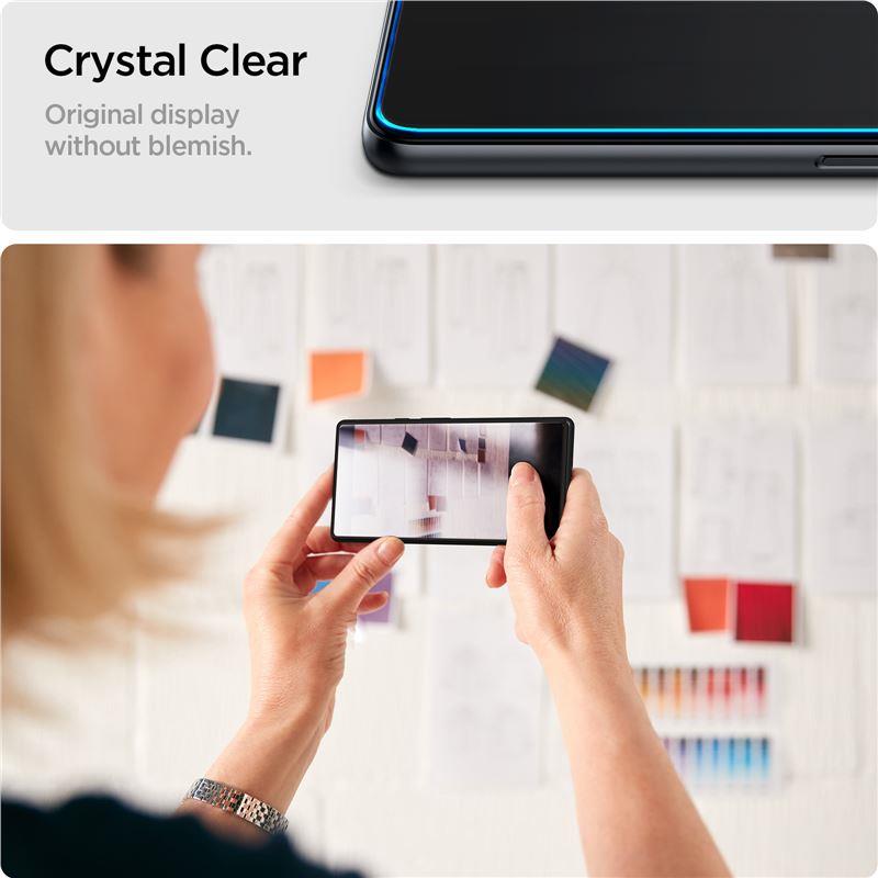 Vidro temperado Spigen Glas.tR Slim para Samsung Galaxy A14 4G / 5G - 2 peças.