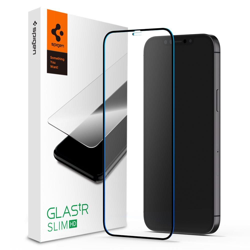 Vidro temperado Spigen Glas.tR Slim para iPhone 12 mini