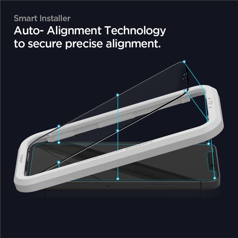 Vidro temperado Spigen Glas.tR EZ Fit para iPhone 12 / iPhone 12 Pro - 2 unid.