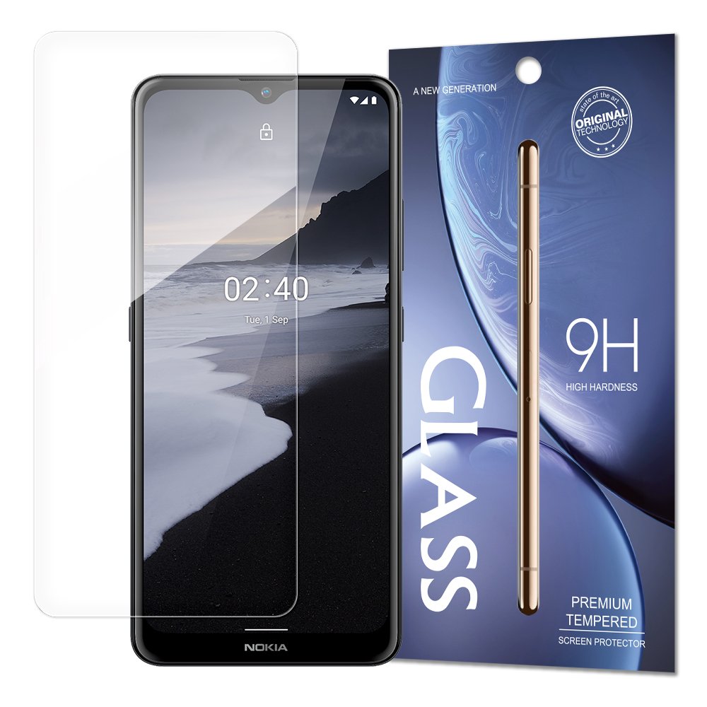Wozinsky vidro temperado super resistente Full Glue para toda a tela com moldura Case Friendly Nokia 2.4 preto
