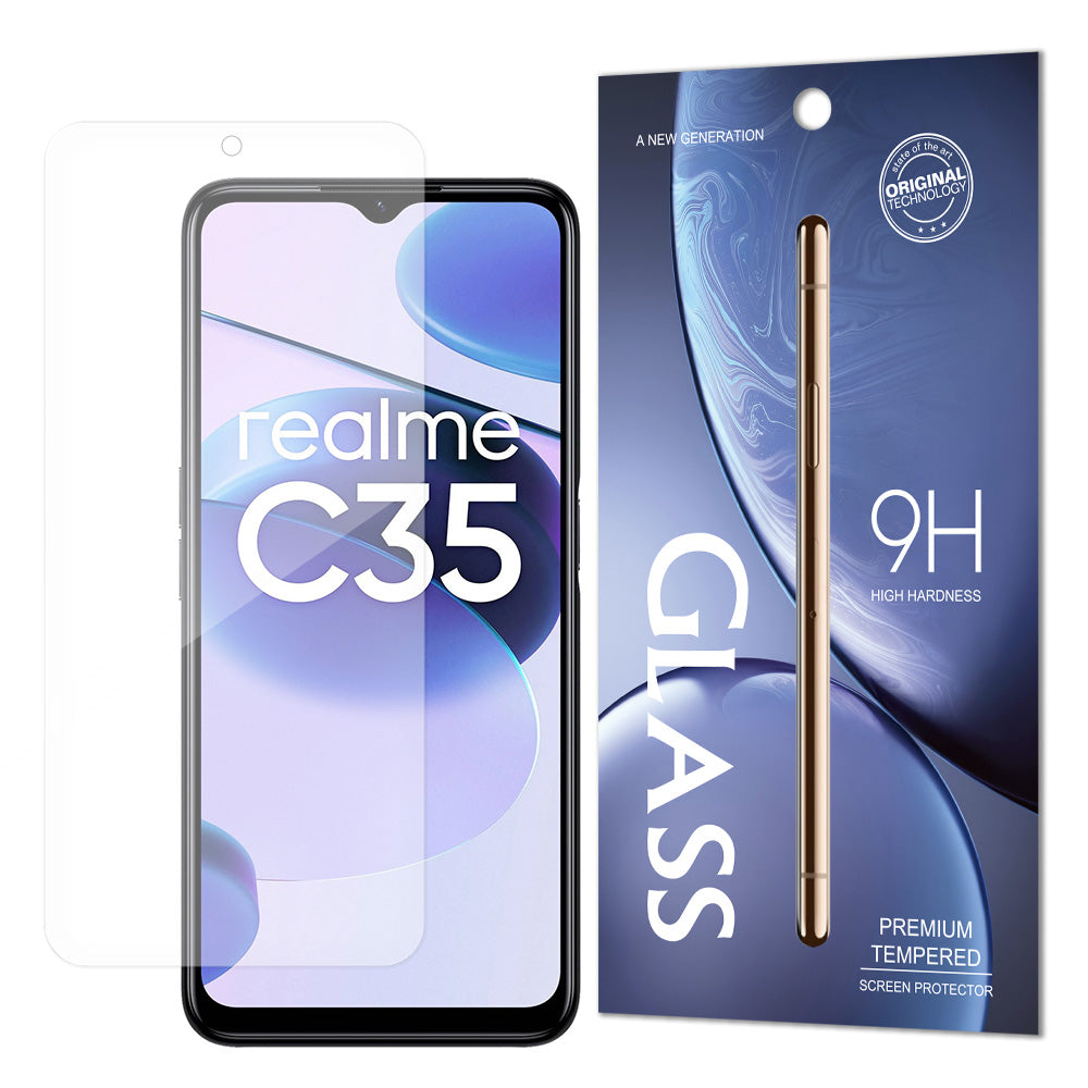 Vidro Temperado 9H Realme C35 (embalagem - envelope)