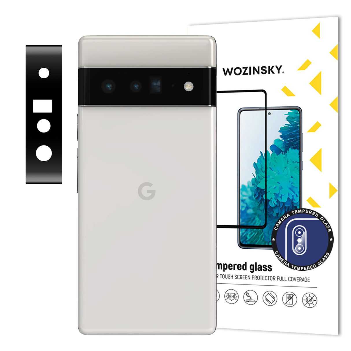 Vidro Temperado Wozinsky Full Camera Glass para a câmera do Google Pixel 6 Pro 9H