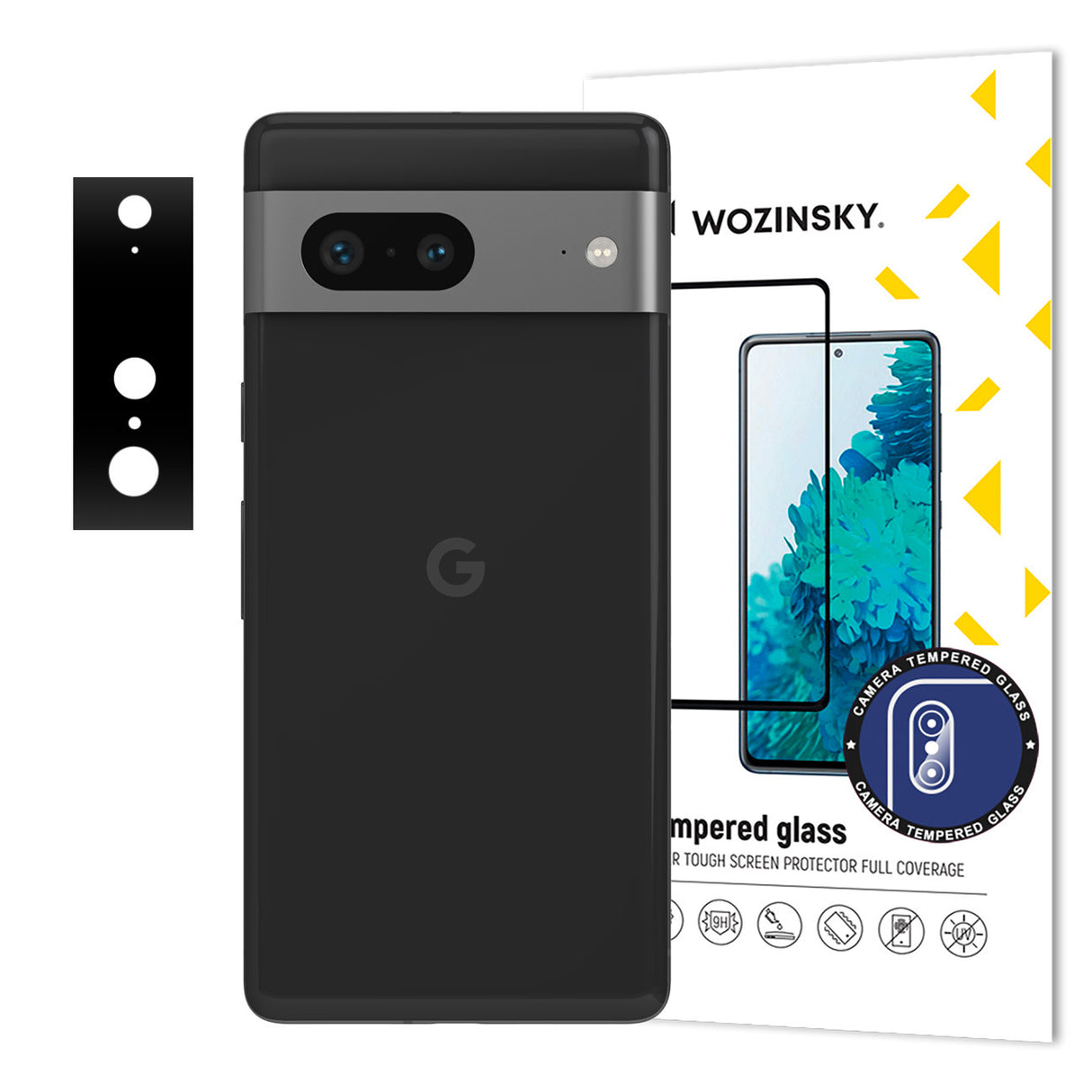 Wozinsky Full Camera Glass vidro temperado para Google Pixel 7 para câmera 9H
