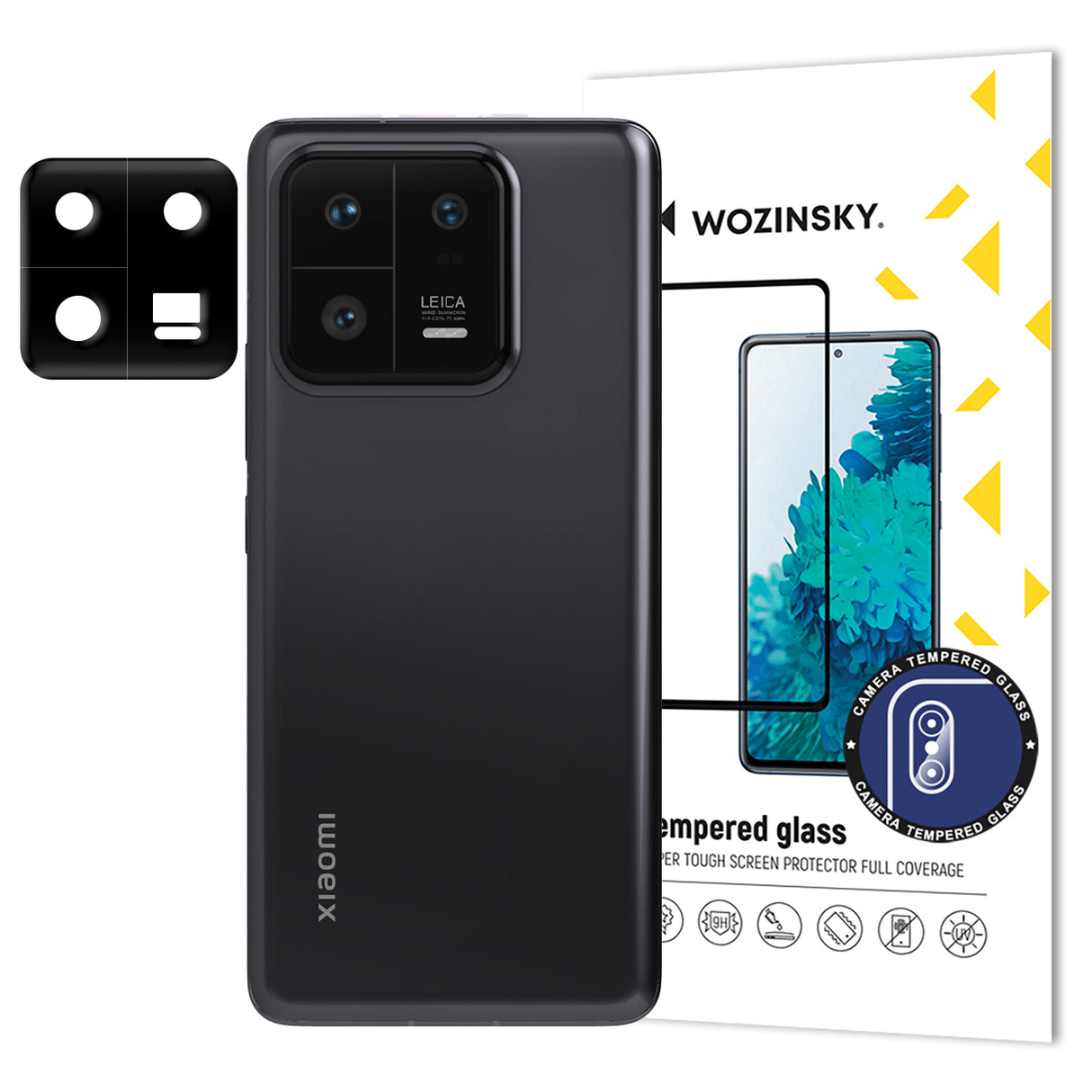 Wozinsky Full Camera Glass vidro temperado para Xiaomi 13 Pro para câmera 9H