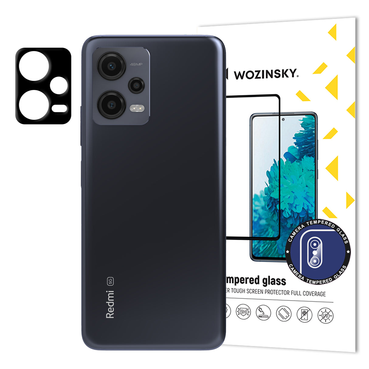 Wozinsky Full Camera Glass vidro temperado para Xiaomi Redmi Note 12 5G / Poco X5 5G para câmera 9H