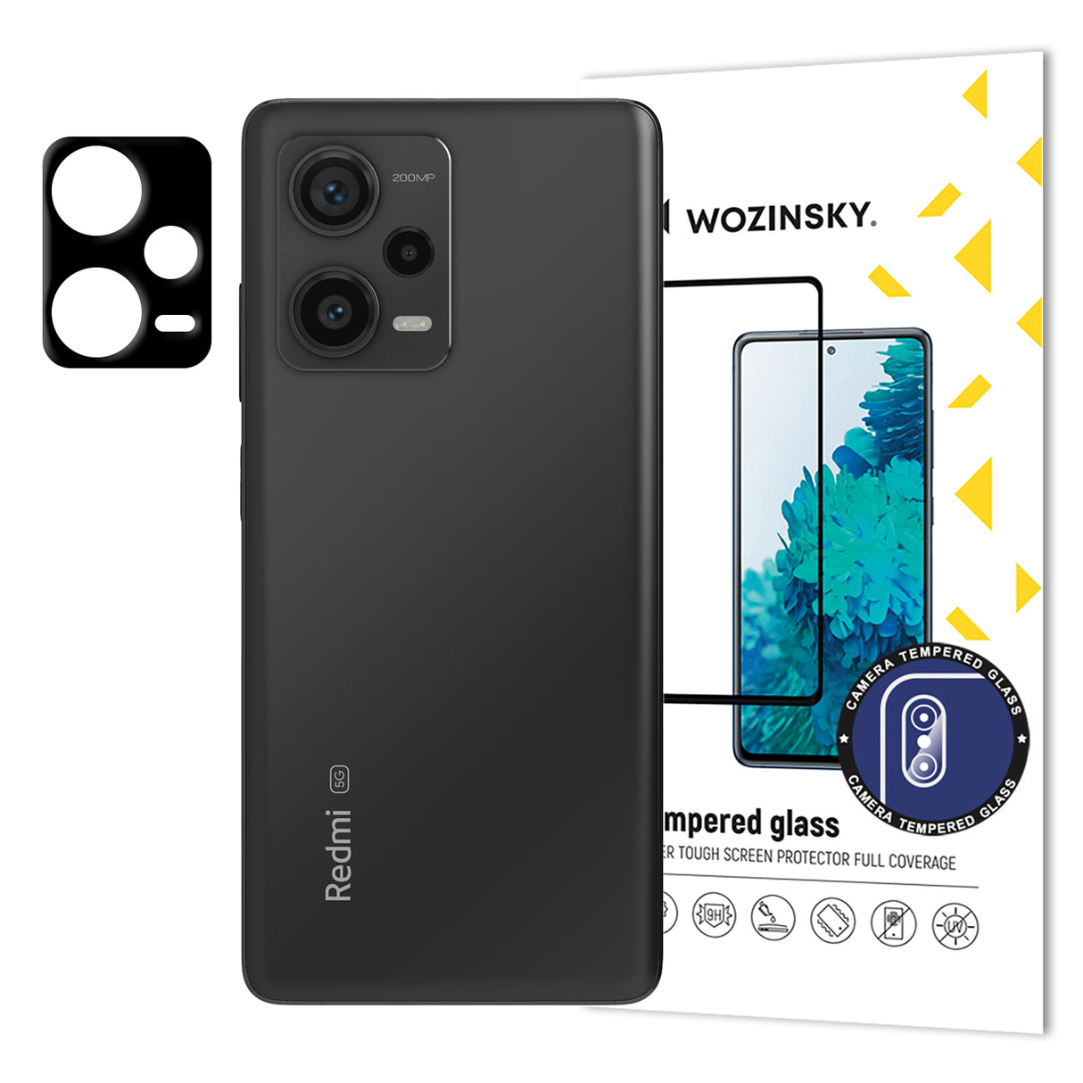 Vidro Temperado Wozinsky Full Camera Glass para Xiaomi Redmi Note 12 Pro+ para câmera 9H