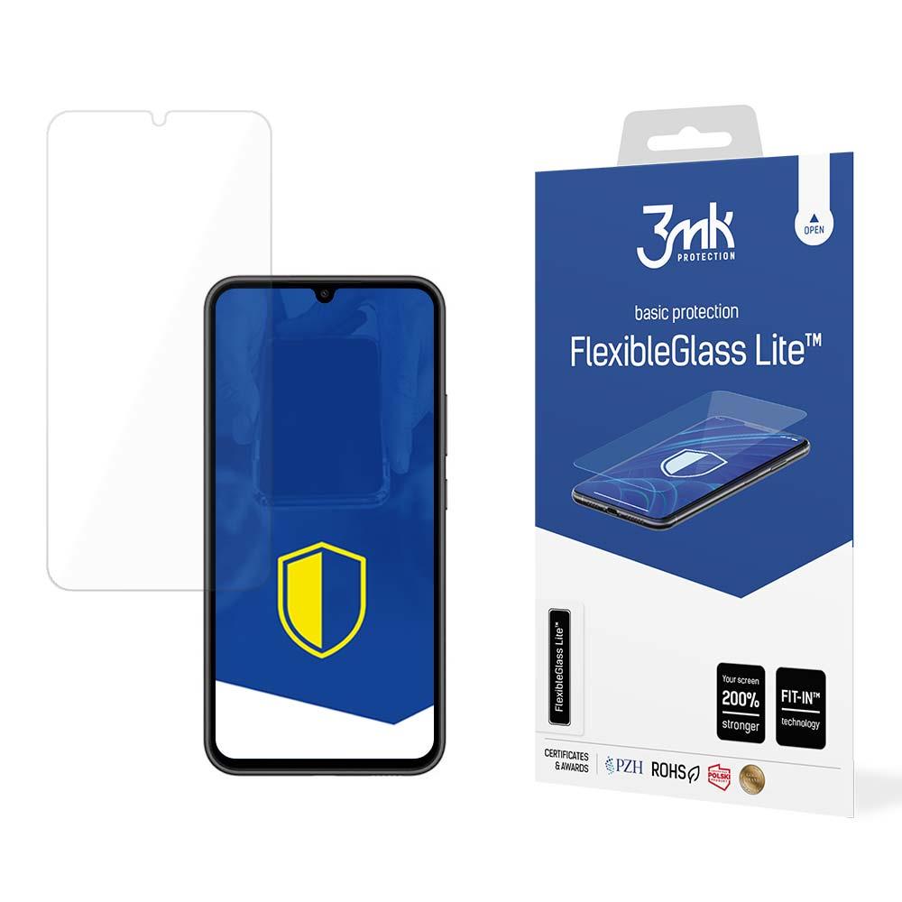 Vidro híbrido 3mk FlexibleGlass Lite™ para Samsung Galaxy A34 5G