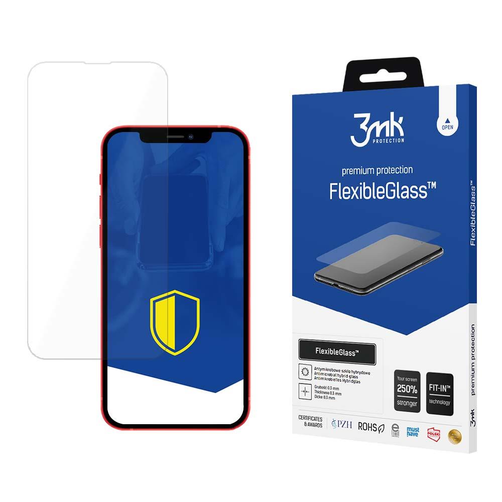 Vidro híbrido 3mk FlexibleGlass™ para iPhone 13 / iPhone 13 Pro