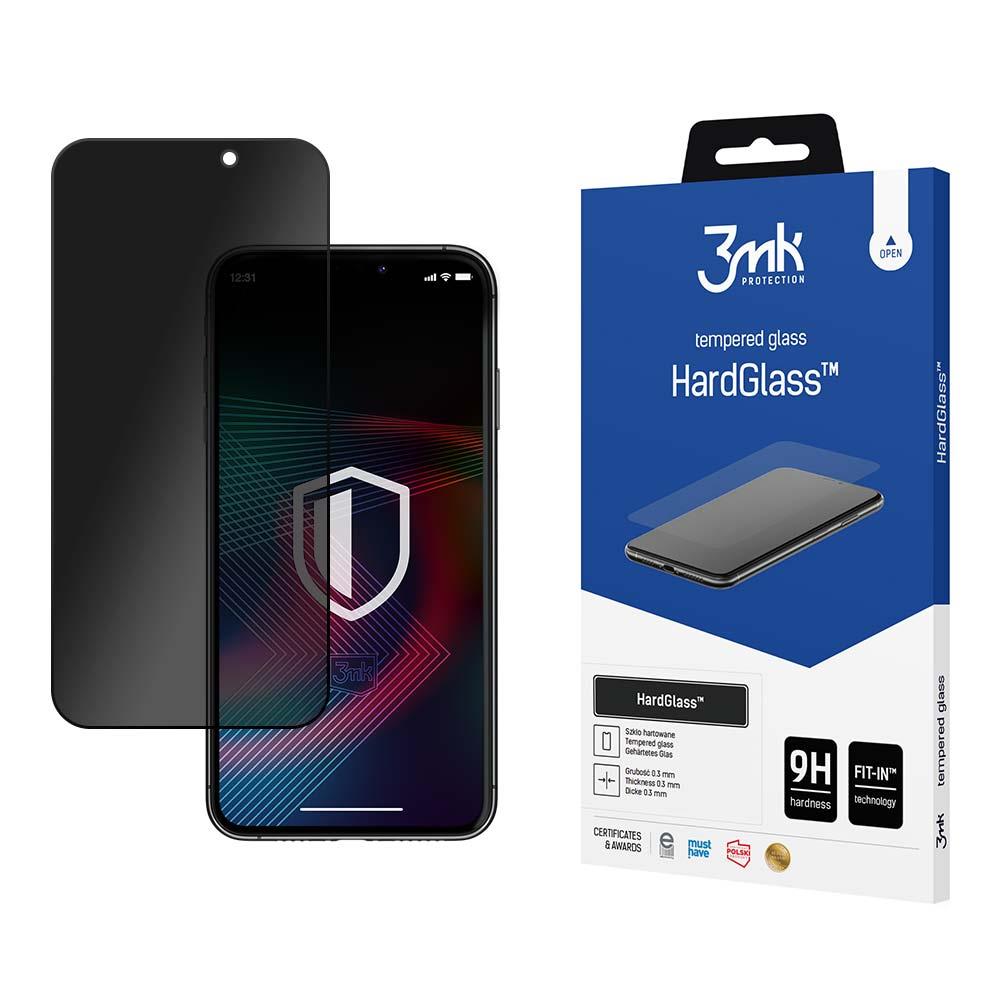 Vidro Privativo 9H 3mk HardGlass Max Privacy™ para iPhone 14 Pro Max