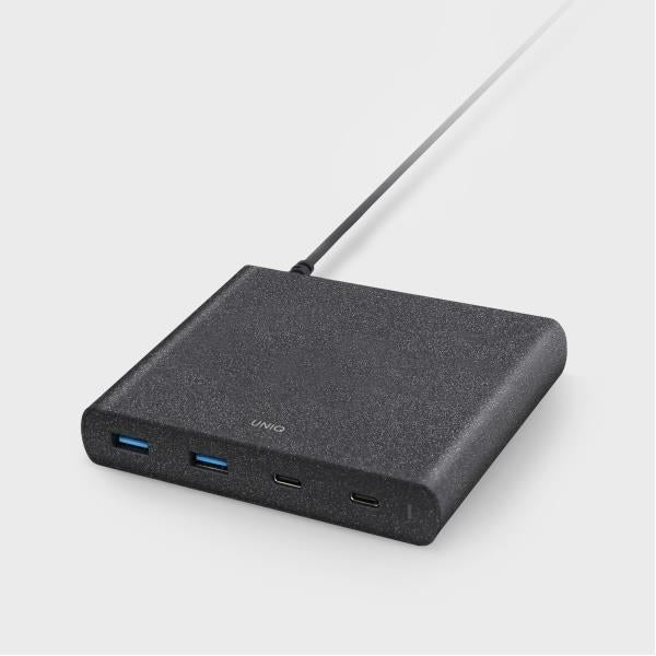 Cabo MFi UNIQ Halo USB-C / Lightning 18W de nylon retrátil 1,2m - vermelho