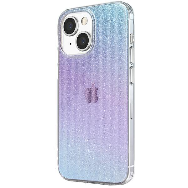 Capa Uniq Coehl Linear para iPhone 13 - rosa-azul
