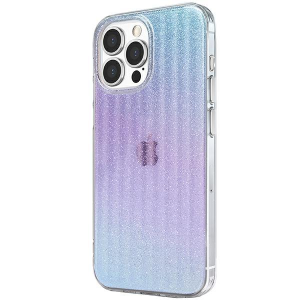 Estojo Uniq Coehl Linear para iPhone 13 Pro / iPhone 13 - rosa-azul