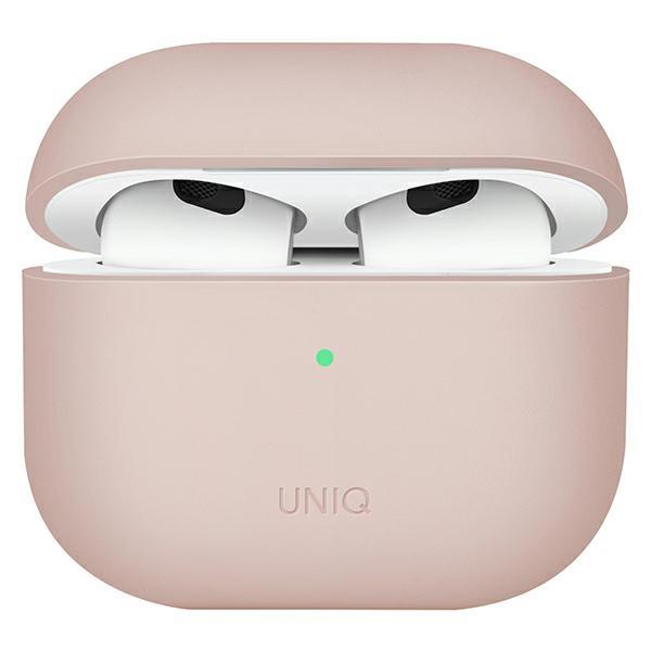 Capa Uniq Lino de Silicone para AirPods 3 - rosa