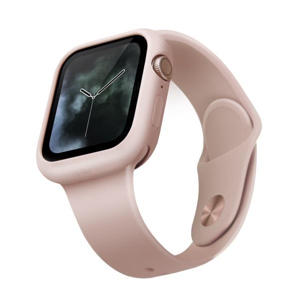 Estojo Uniq Lino para Apple Watch 4 / 5 / 6 / SE 44mm - branco
