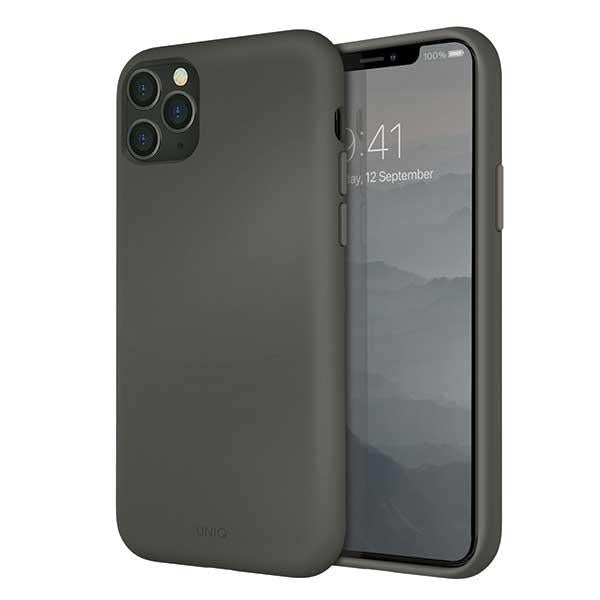 Estojo Uniq Lino Hue para iPhone 11 Pro Max - bege