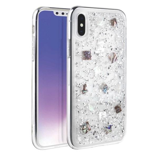 Estojo UNIQ Lumence Clear para iPhone Xs Max - rosa-dourado