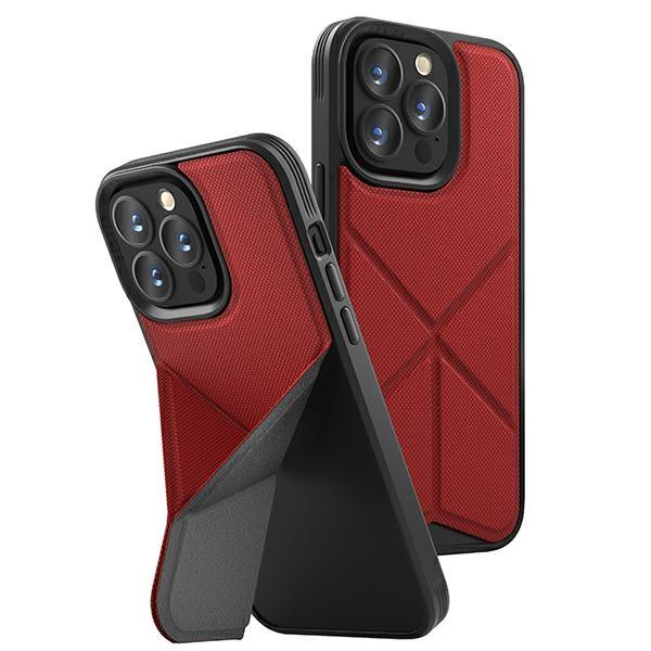 Capa UNIQ Transforma MagSafe para iPhone 13 Pro Max - vermelha