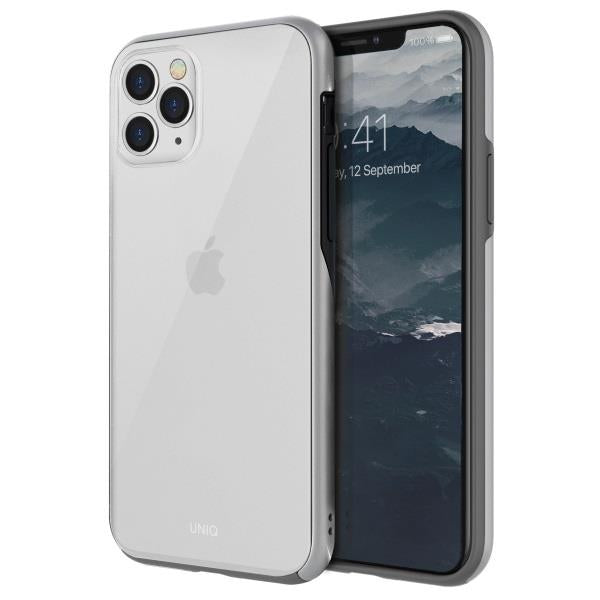 Estojo UNIQ Vesto Hue para iPhone 11 Pro Max - preto e branco