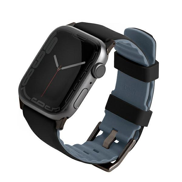 Pulseira UNIQ Linus para Apple Watch 1/2/3/4/5/6/7/8/SE/SE2 38/40/41mm - preta